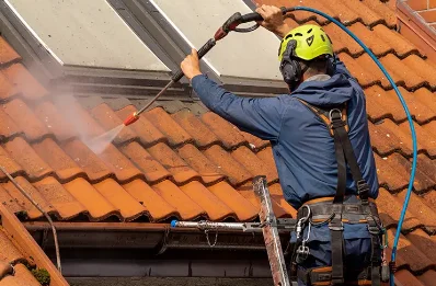 Démoussage et hydrofuge de toiture à Serville
